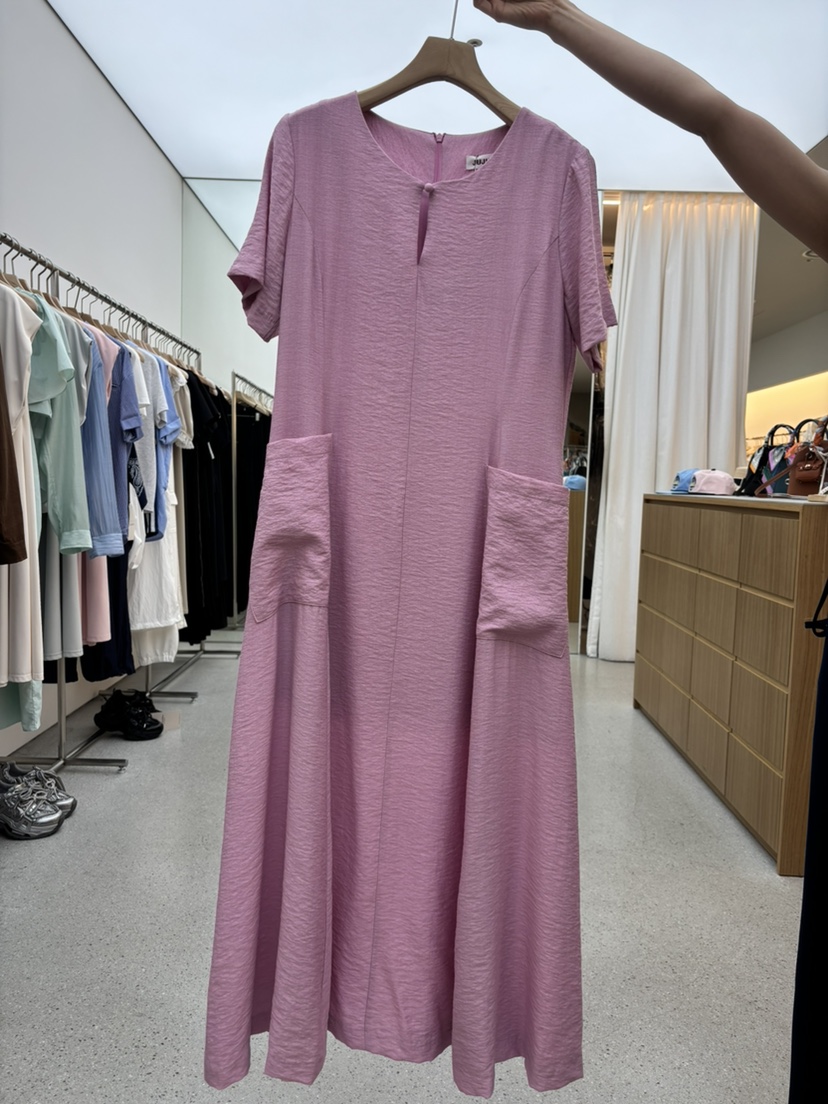 JUJU東大門㊣實拍女裝新款推薦人氣時尚25春夏真品連衣裙口袋JUJU連衣裙圖色1
