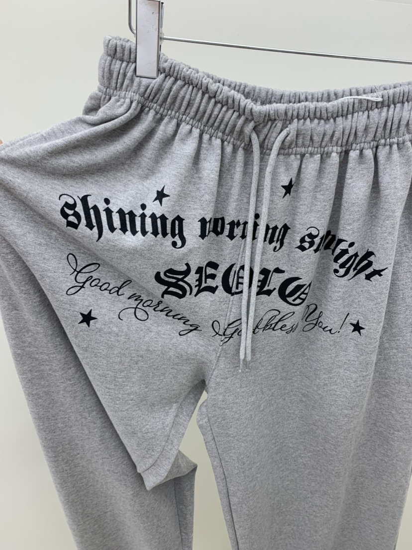 SEOLO韓國直郵㊣女士新品職業時尚人氣休閑熱賣推薦休閑褲蕾絲Seolo seoul休閑褲