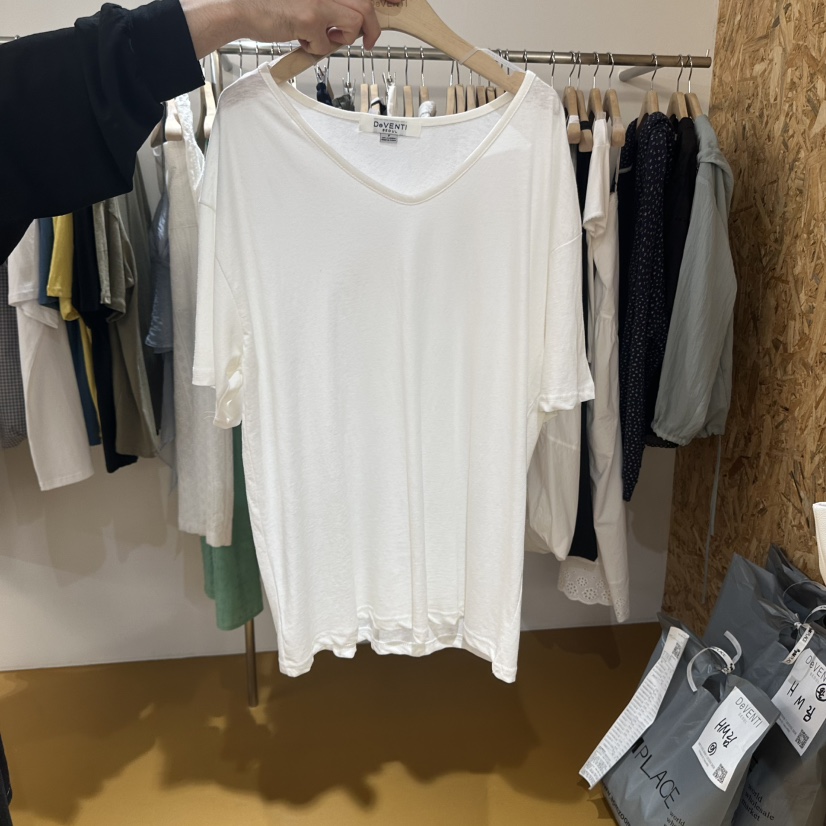 DE VENTI韓國代購㊣女裝新品推薦人氣時尚休閑25春夏職業T恤DE VENTIT恤圖色4