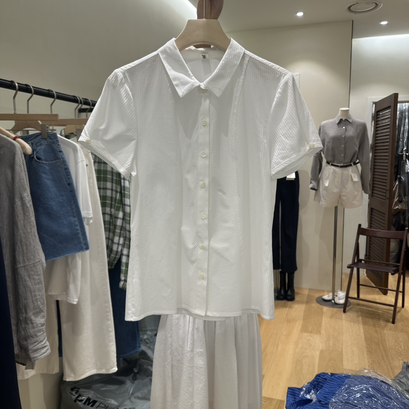 GILLI東大門㊣實拍女裝新品職業推薦人氣熱賣真品襯衫蕾絲衫GILLI襯衫/蕾絲衫圖色2