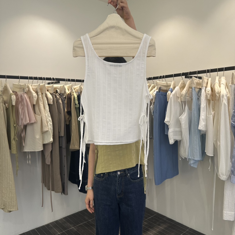 FIND-P韓國直郵㊣女裝新品25春夏推薦真品休閑吊帶背心蕾絲FIND-P吊帶/背心