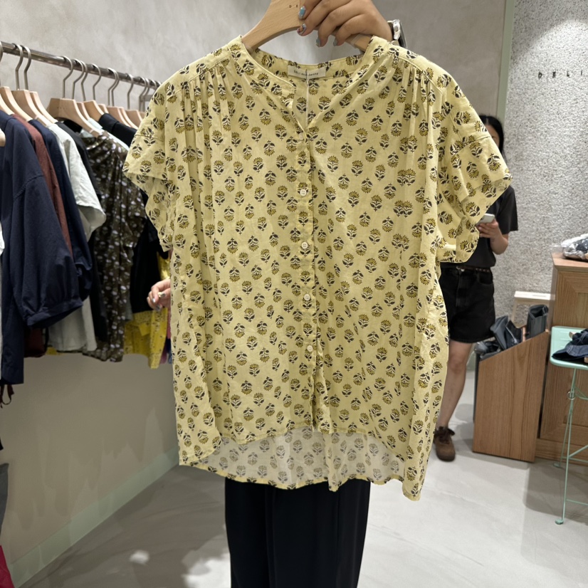 DELI JENNY東大門㊣代購女裝新品人氣25春夏熱賣襯衫蕾絲衫DELI JENNY襯衫/蕾絲衫圖色1