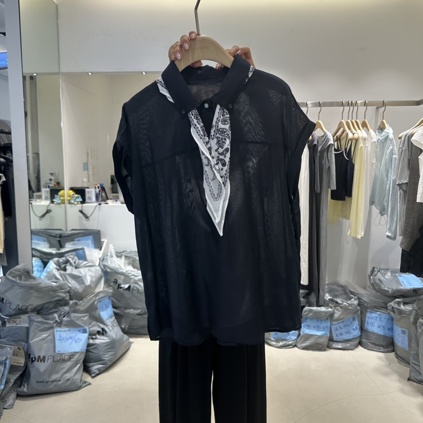RICH SISTER東大門㊣直郵女裝新品25春夏職業吊帶背心含圍巾RICH SISTER吊帶/背心圖色2