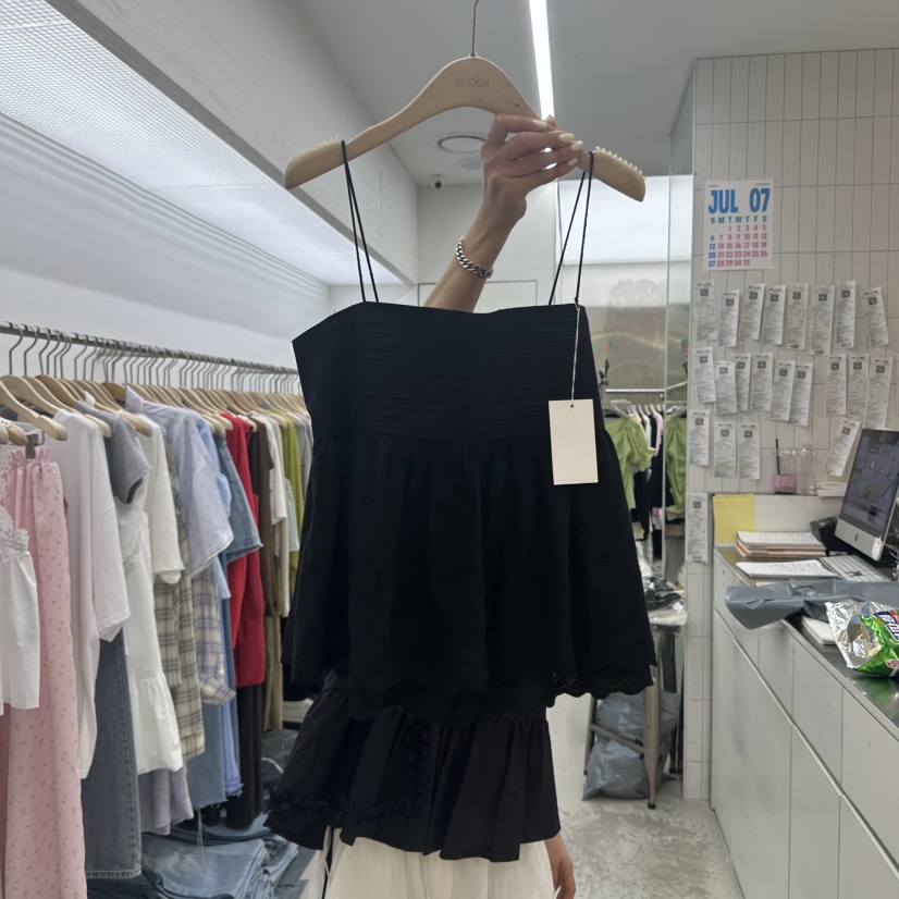 MIXXIN東大門㊣代購女士新品時尚推薦熱賣25春夏職業吊帶背心MIXXIN吊帶/背心圖色2
