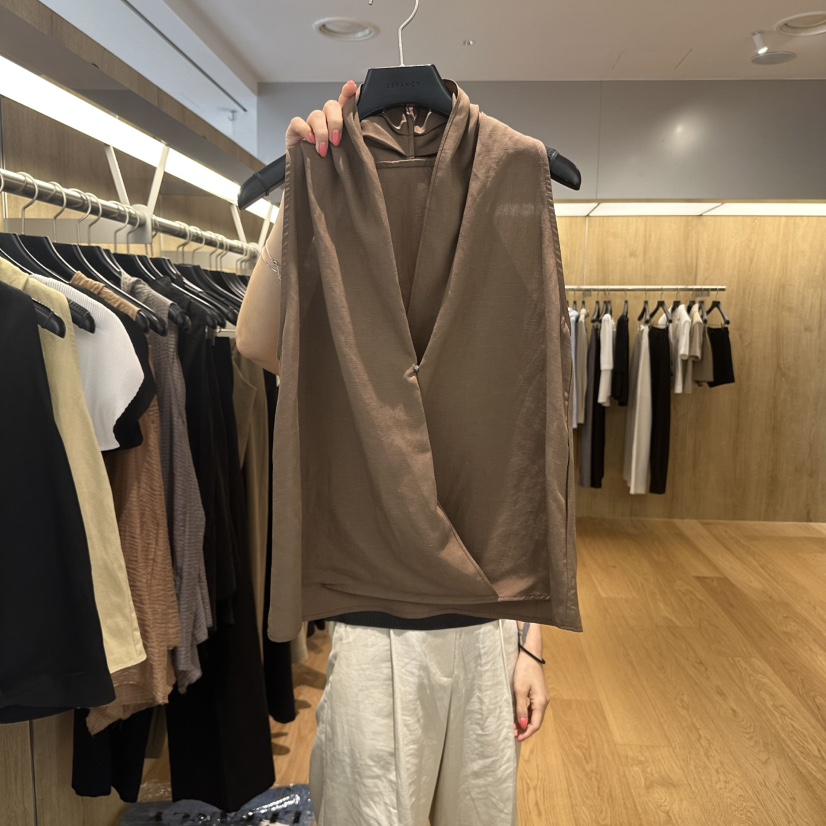 LEFANCY東大門㊣實拍女士新款真品休閑25春夏推薦時尚吊帶背心LEFANCY吊帶/背心圖色2