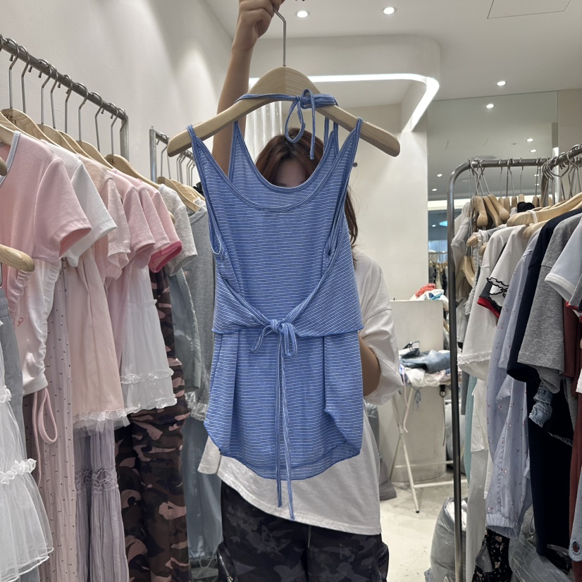 MIMME韓國代購㊣女裝新款25春夏熱賣推薦人氣時尚職業吊帶背心MIMME吊帶/背心