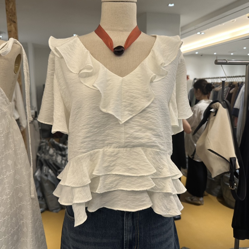 DE VENTI東大門㊣直郵女裝新品25春夏熱賣推薦人氣襯衫蕾絲衫DE VENTI襯衫/蕾絲衫