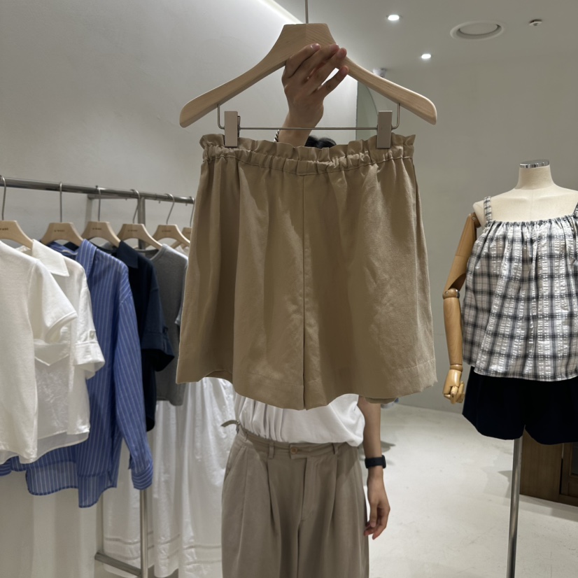 A WANT韓國代購㊣女士新款時尚25春夏真品熱賣推薦職業短褲A WANT短褲