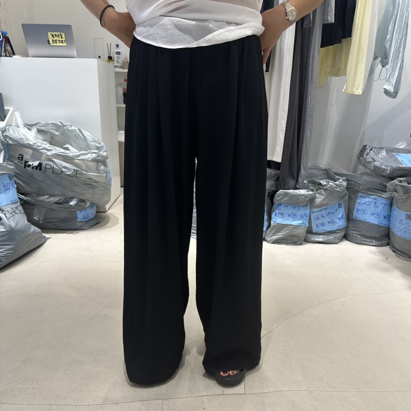 RICH SISTER東大門㊣直郵女裝新款推薦人氣熱賣休閑褲亞麻RICH SISTER休閑褲圖色2
