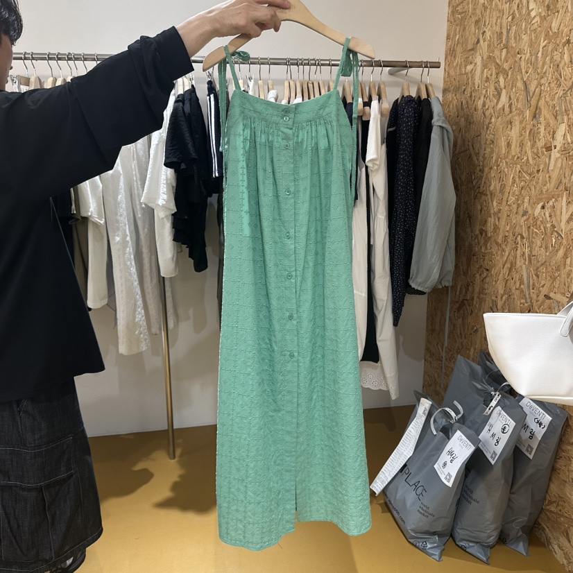 DE VENTI韓國代購㊣女裝新品推薦職業休閑真品25春夏連衣裙DE VENTI連衣裙圖色1