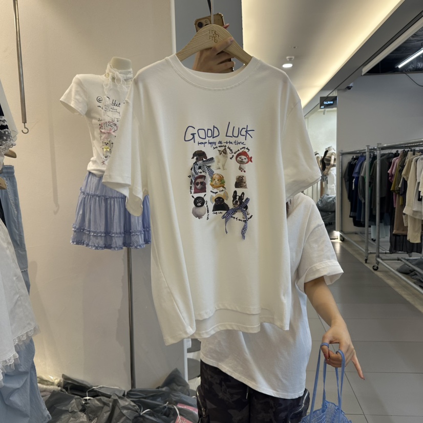 MIMME東大門㊣直郵女士新品休閑真品人氣熱賣推薦25春夏T恤MIMMET恤圖色1