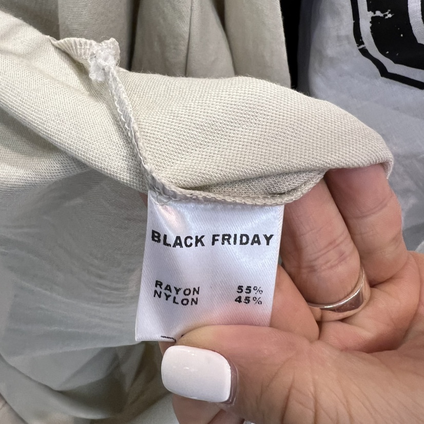 BLACKFRIDAY東大門㊣實拍女裝新品25春夏職業時尚熱賣真品T恤BLACK FRIDAYT恤