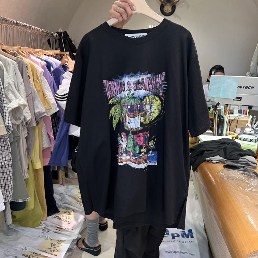 BLACKFRIDAY東大門㊣實拍女裝新品25春夏職業時尚熱賣真品T恤BLACK FRIDAYT恤圖色4