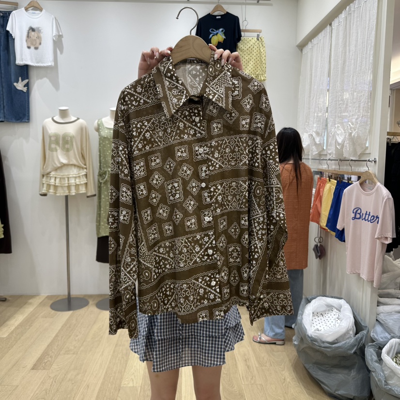 FURE韓國直郵㊣女士新款推薦時尚職業熱賣休閑人氣襯衫蕾絲衫FURE襯衫/蕾絲衫