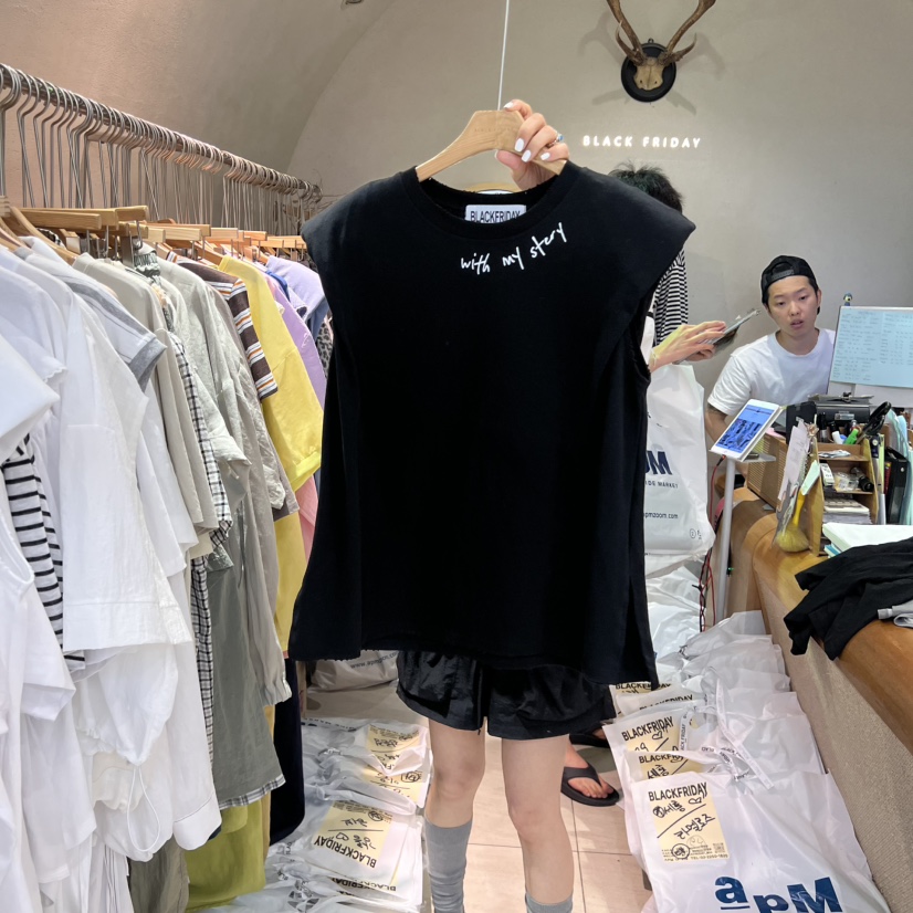 BLACKFRIDAY東大門㊣直郵女士新品25春夏熱賣休閑推薦時尚T恤BLACK FRIDAYT恤圖色3