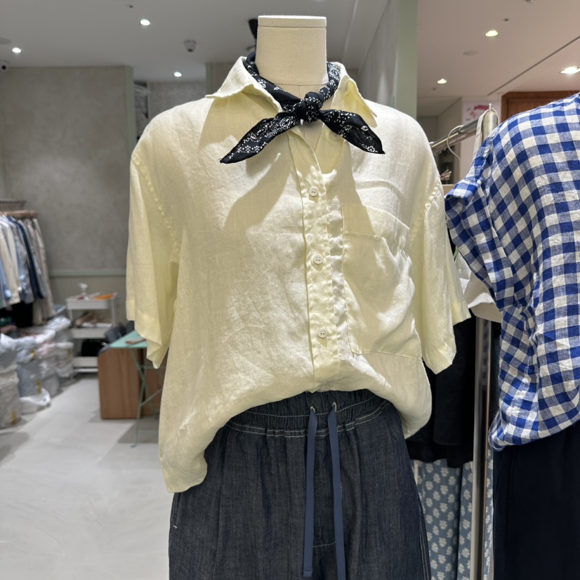 DELI JENNY東大門㊣代購女裝新款時尚職業襯衫蕾絲衫不含絲巾DELI JENNY襯衫/蕾絲衫圖色2