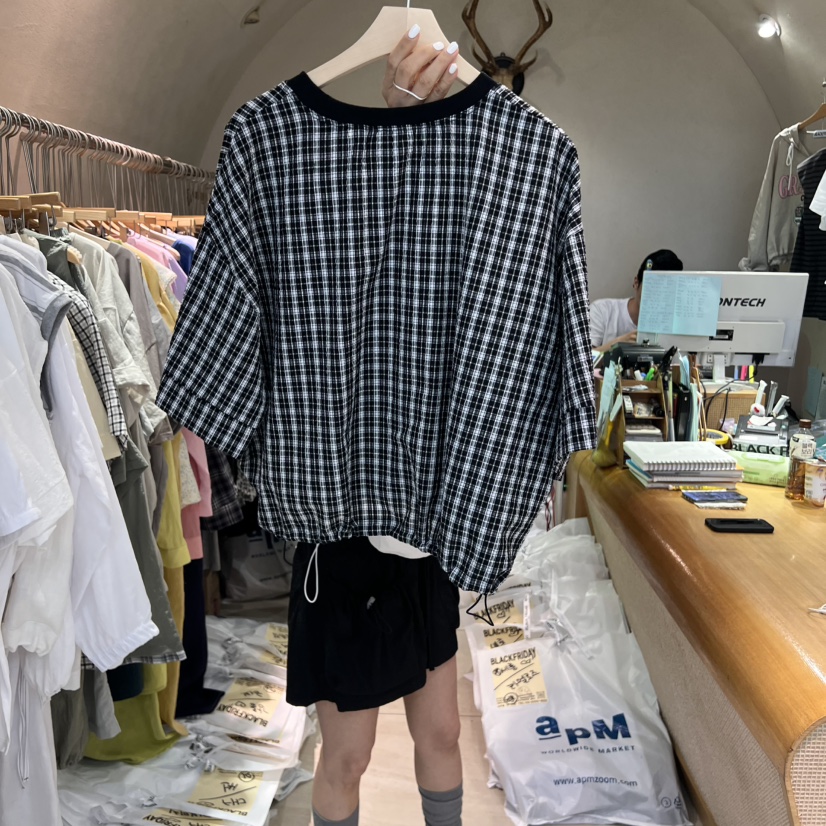 BLACKFRIDAY韓國代購㊣女士新品時尚25春夏人氣熱賣真品T恤BLACK FRIDAYT恤
