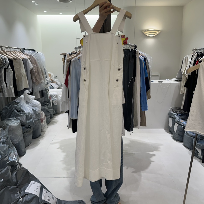 AVECNOUS韓國代購㊣女士新款休閑人氣真品推薦連衣裙工裝褲AVECNOUS連衣裙
