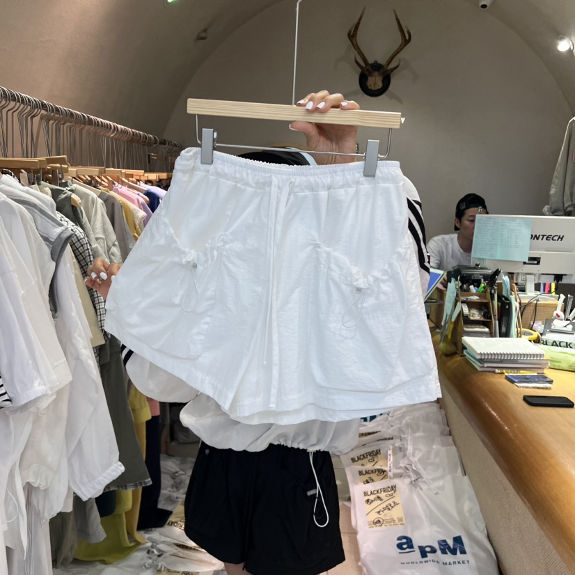 BLACKFRIDAY東大門㊣實拍女裝新品休閑職業25春夏真品熱賣短褲BLACK FRIDAY短褲圖色1