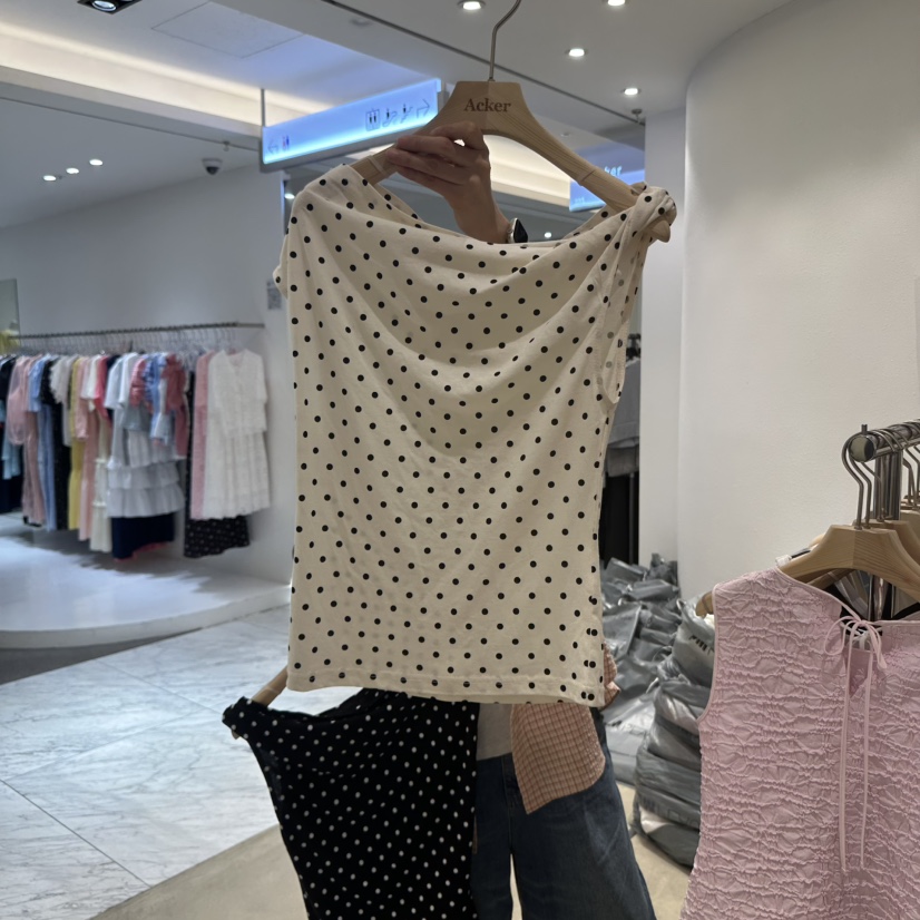 ACKER東大門㊣直郵女裝新品人氣時尚休閑職業25春夏吊帶背心ACKER吊帶/背心圖色1