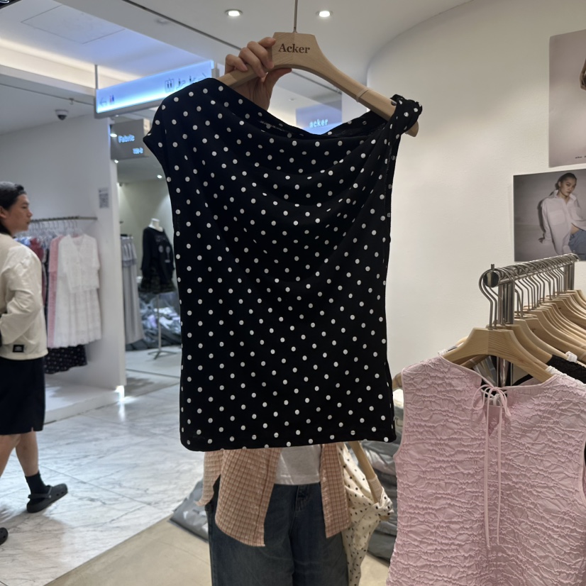 ACKER東大門㊣直郵女裝新品人氣時尚休閑職業25春夏吊帶背心ACKER吊帶/背心圖色2