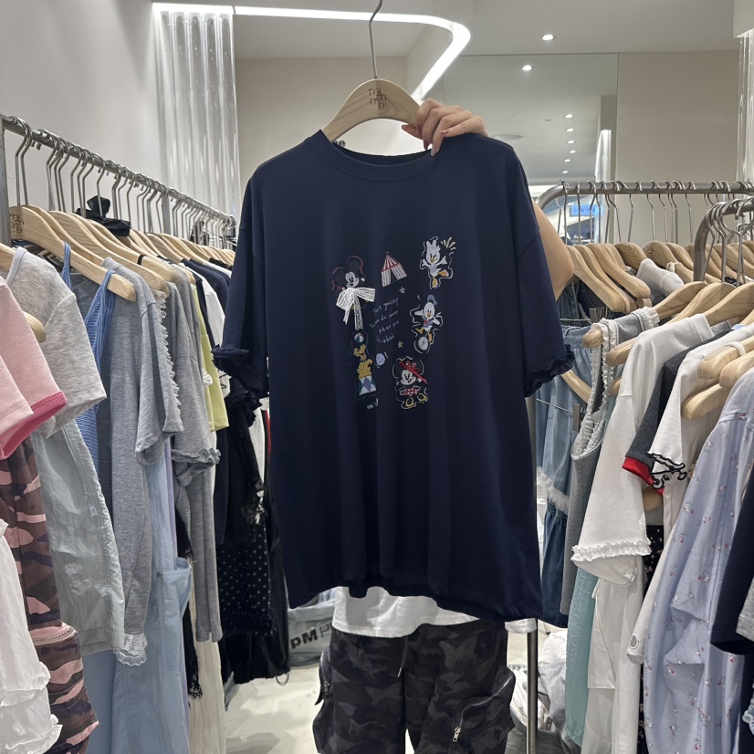 MIMME韓國代購㊣女士新品真品推薦人氣25春夏職業熱賣時尚T恤MIMMET恤圖色3