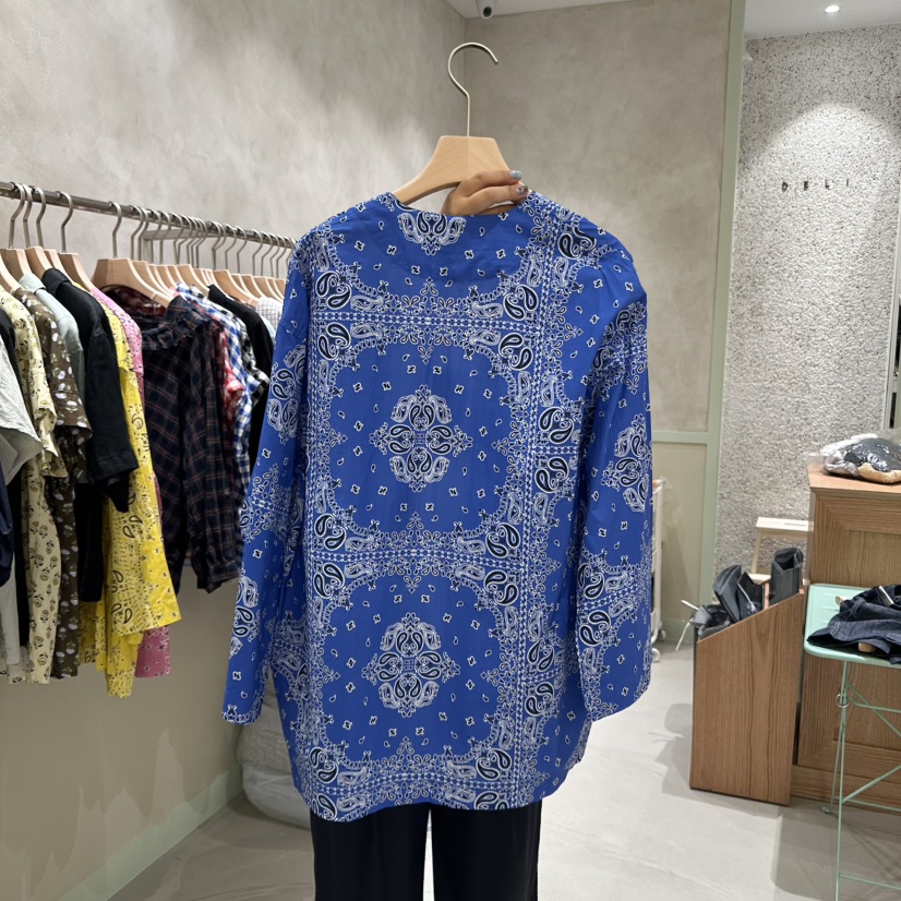 DELI JENNY東大門㊣實拍女士新品休閑人氣時尚25春夏襯衫蕾絲衫DELI JENNY襯衫/蕾絲衫