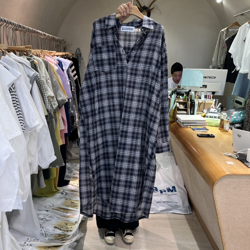 BLACKFRIDAY東大門㊣直郵女裝新品人氣休閑時尚職業襯衫蕾絲衫BLACK FRIDAY襯衫/蕾絲衫圖色1