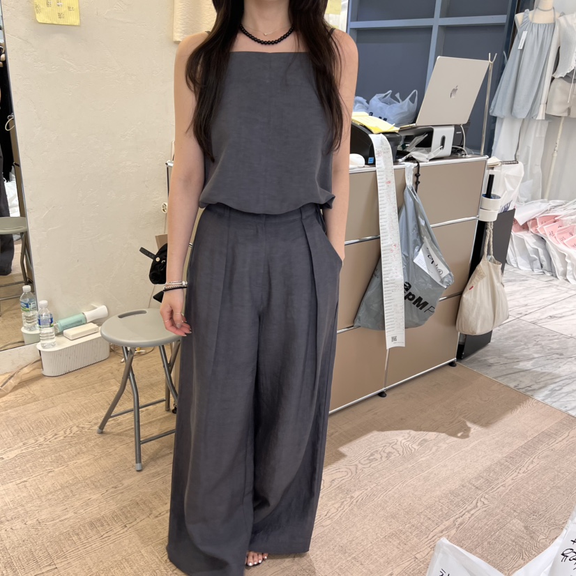 W AND J東大門㊣代購女裝新品推薦真品休閑時尚25春夏套裝套裝W AND J套裝圖色2