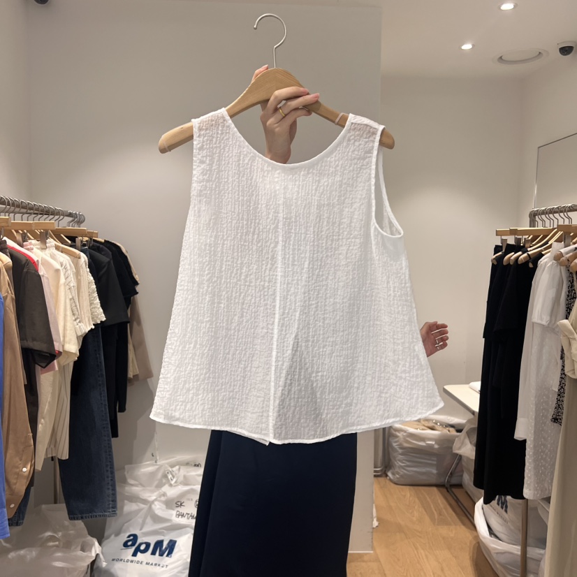 OUR-A東大門㊣代購女士新款熱賣真品人氣職業時尚吊帶背心OUR-A吊帶/背心圖色2