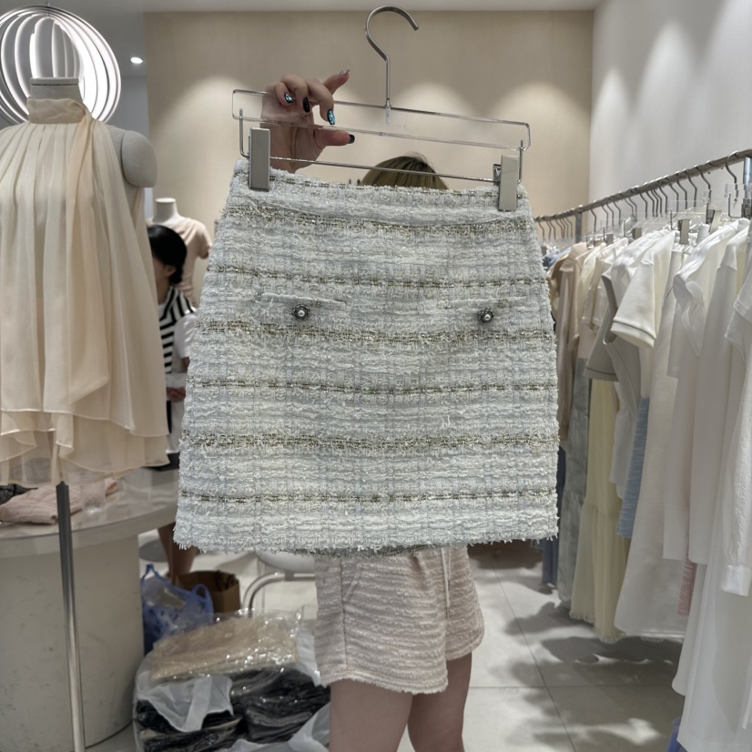 LAFFINE-P東大門㊣直郵女裝新款25春夏推薦休閑人氣時尚短裙LAFFINE-P短裙圖色1