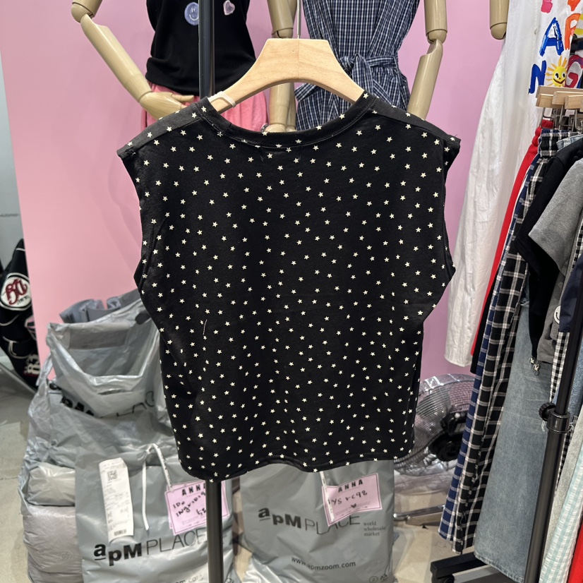 ANNA韓國直郵㊣女裝新品推薦職業休閑熱賣25春夏真品吊帶背心ANNA吊帶/背心