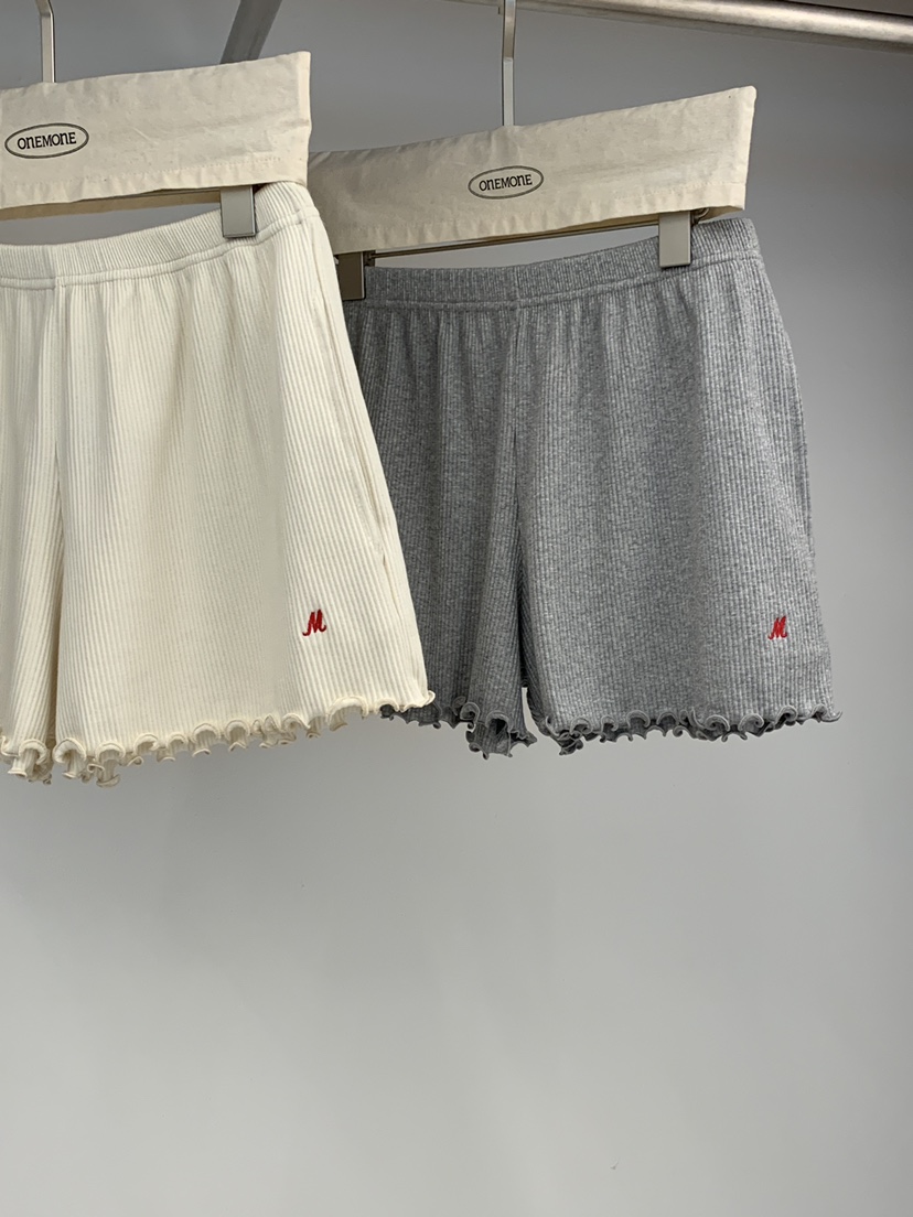 ONE MONE東大門㊣直郵女裝新品時尚真品25春夏人氣休閑短褲ONE MONE短褲