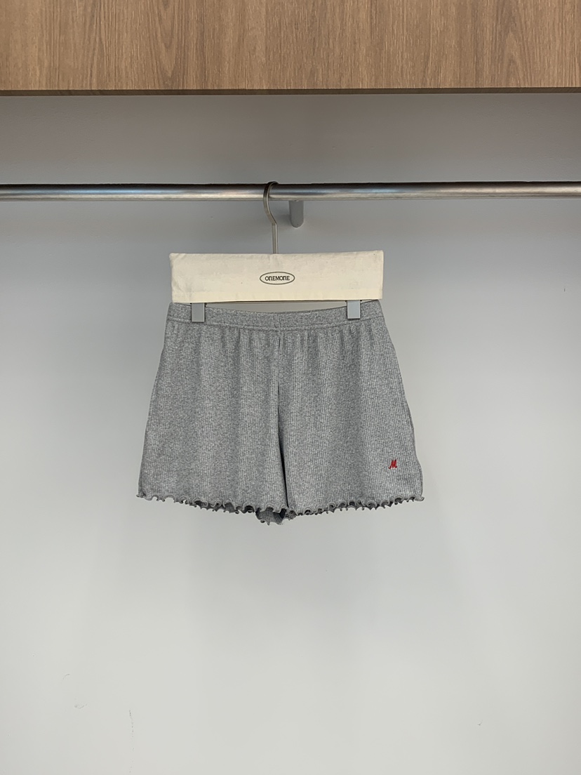 ONE MONE東大門㊣直郵女裝新品時尚真品25春夏人氣休閑短褲ONE MONE短褲