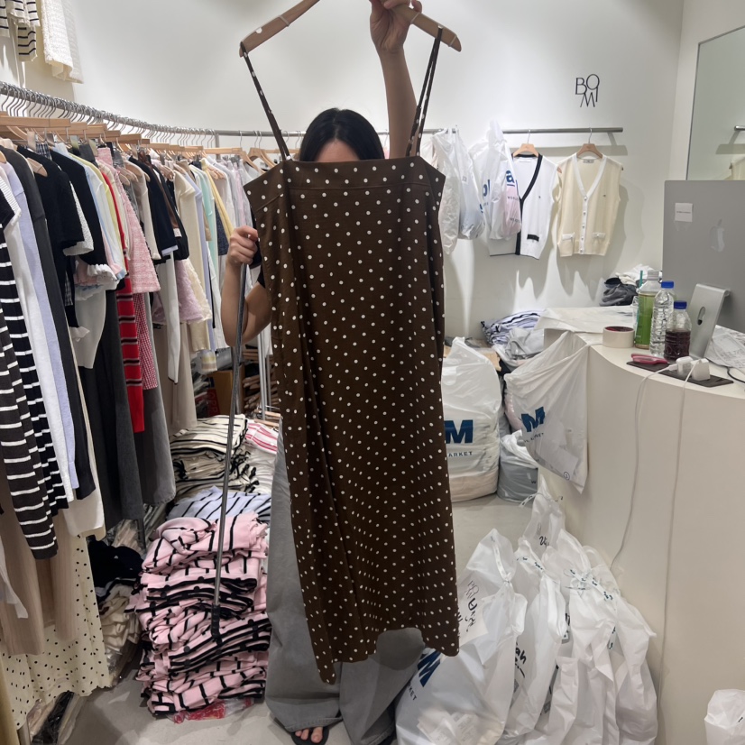 BY BOMI東大門㊣實拍女士新款真品時尚職業熱賣人氣連衣裙BY BOMI連衣裙圖色2