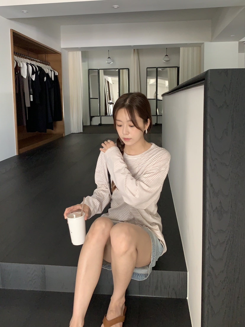 BAKING POWDER東大門㊣直郵女裝新品推薦休閑人氣長袖T恤口袋BAKING POWDER長袖T恤