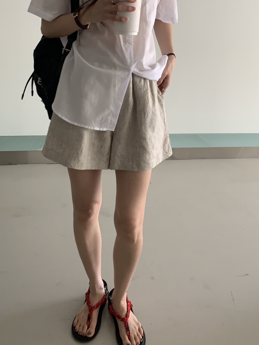 BAKING POWDER東大門㊣實拍女裝新款休閑真品推薦25春夏短褲BAKING POWDER短褲