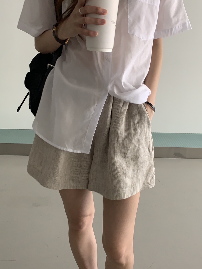 BAKING POWDER東大門㊣實拍女裝新款休閑真品推薦25春夏短褲BAKING POWDER短褲