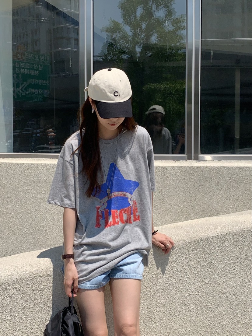 BAKING POWDER韓國代購㊣女裝新款真品25春夏休閑熱賣推薦T恤BAKING POWDERT恤