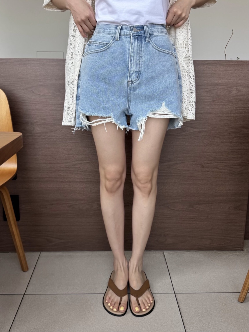 KC MARKET韓國代購㊣女裝新款25春夏職業人氣時尚休閑短褲KC MARKET短褲
