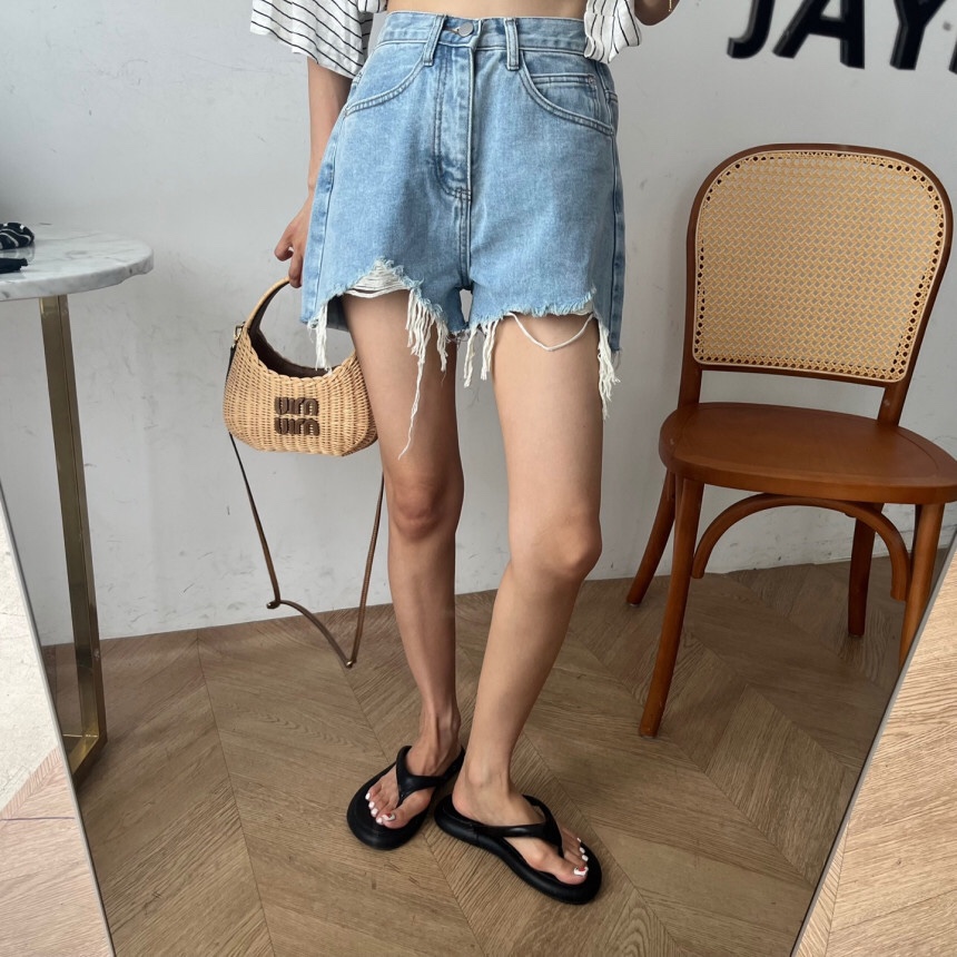 KC MARKET韓國代購㊣女裝新款25春夏職業人氣時尚休閑短褲KC MARKET短褲