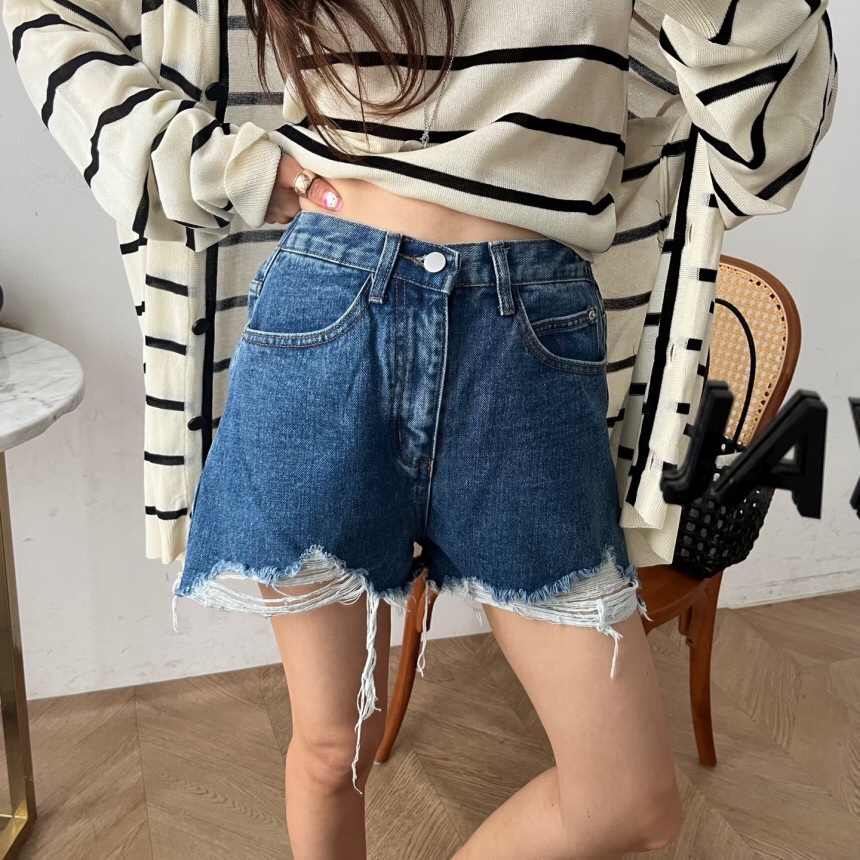 KC MARKET韓國代購㊣女裝新款25春夏職業人氣時尚休閑短褲KC MARKET短褲圖色2