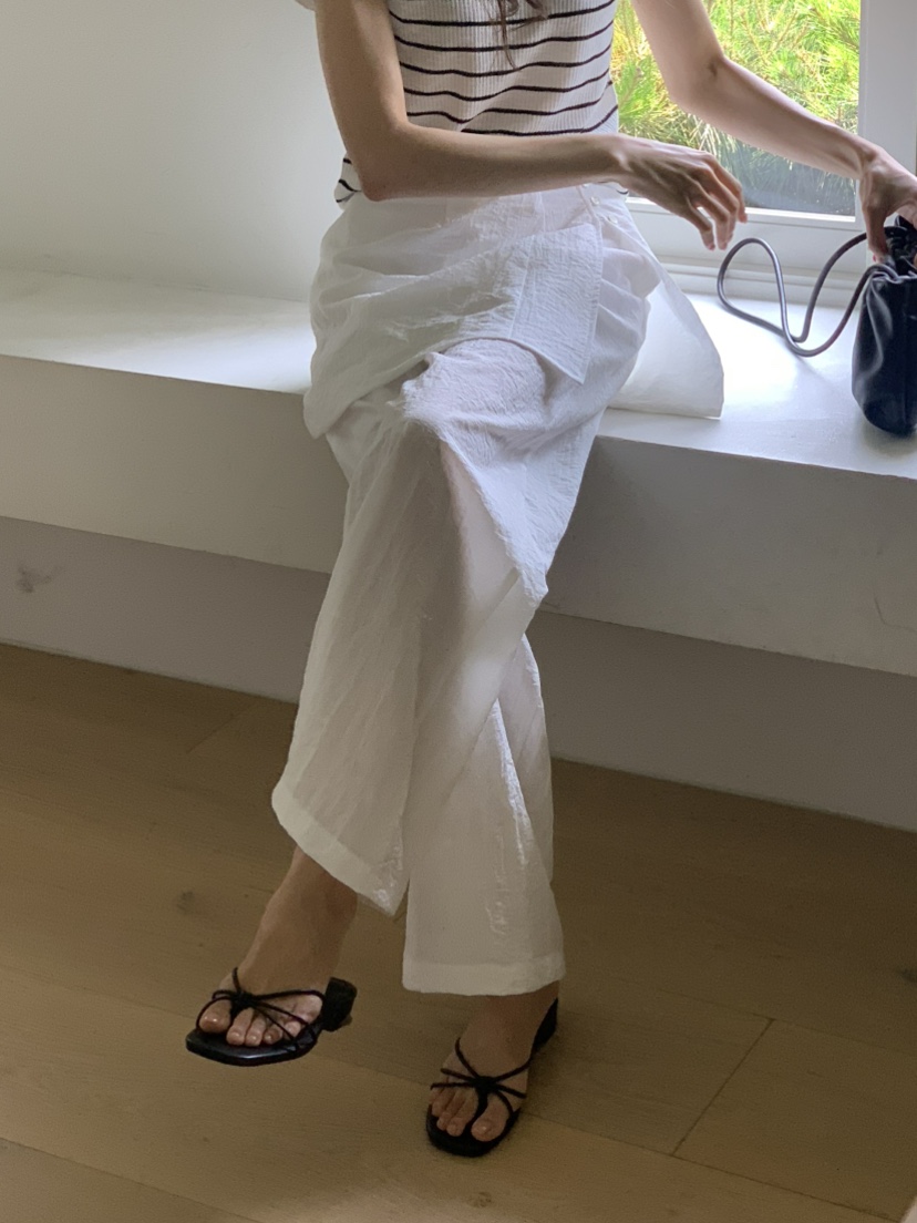 NOTICE韓國直郵㊣女裝新款職業真品時尚25春夏人氣裙褲可拆卸NOTICE裙褲