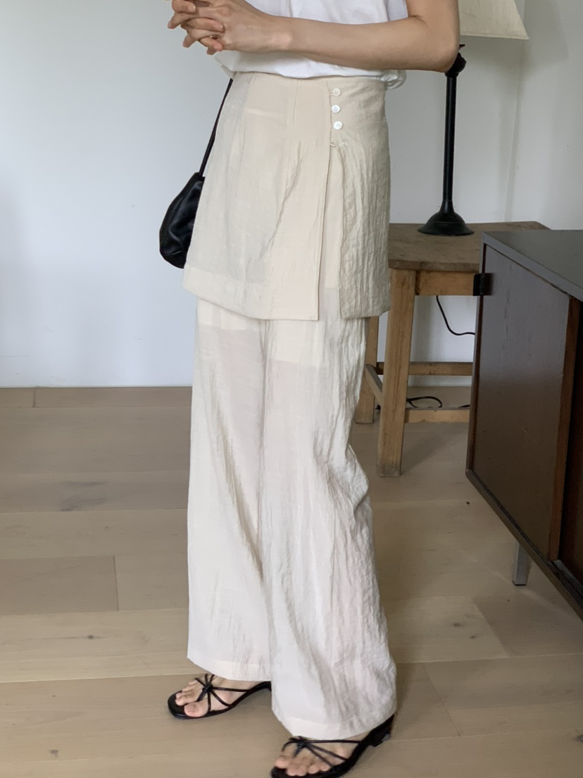 NOTICE韓國直郵㊣女裝新款職業真品時尚25春夏人氣裙褲可拆卸NOTICE裙褲
