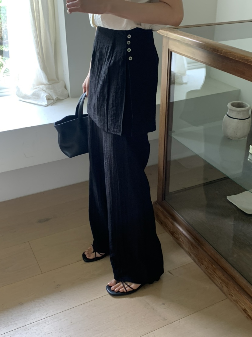NOTICE韓國直郵㊣女裝新款職業真品時尚25春夏人氣裙褲可拆卸NOTICE裙褲
