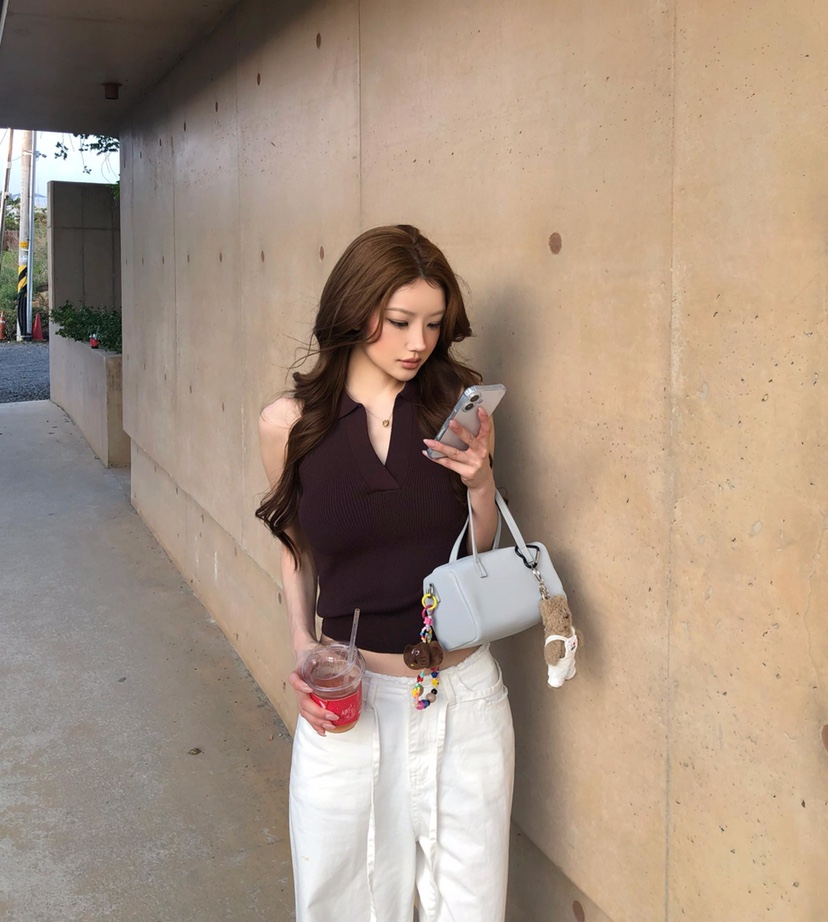KC MARKET東大門㊣直郵女士新品真品人氣熱賣職業吊帶背心KC MARKET吊帶/背心