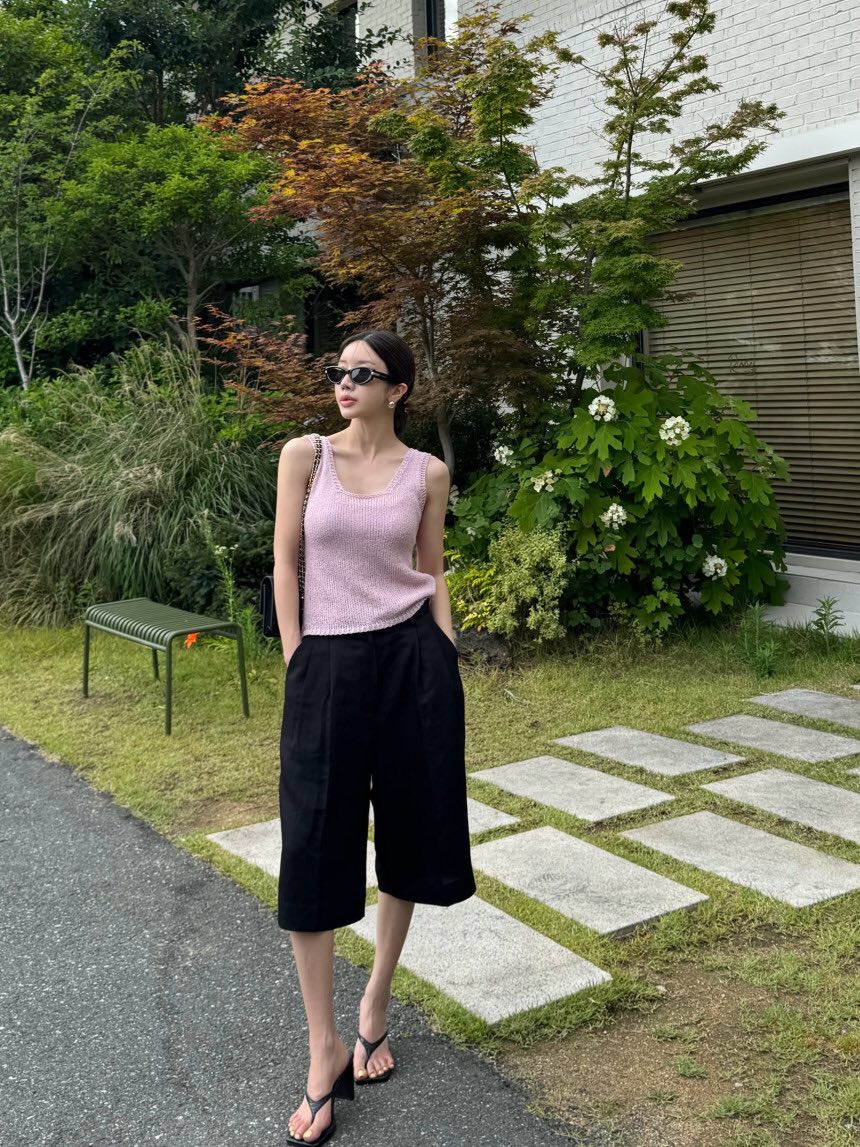 KC MARKET韓國直郵㊣女裝新款熱賣真品職業休閑推薦吊帶背心KC MARKET吊帶/背心