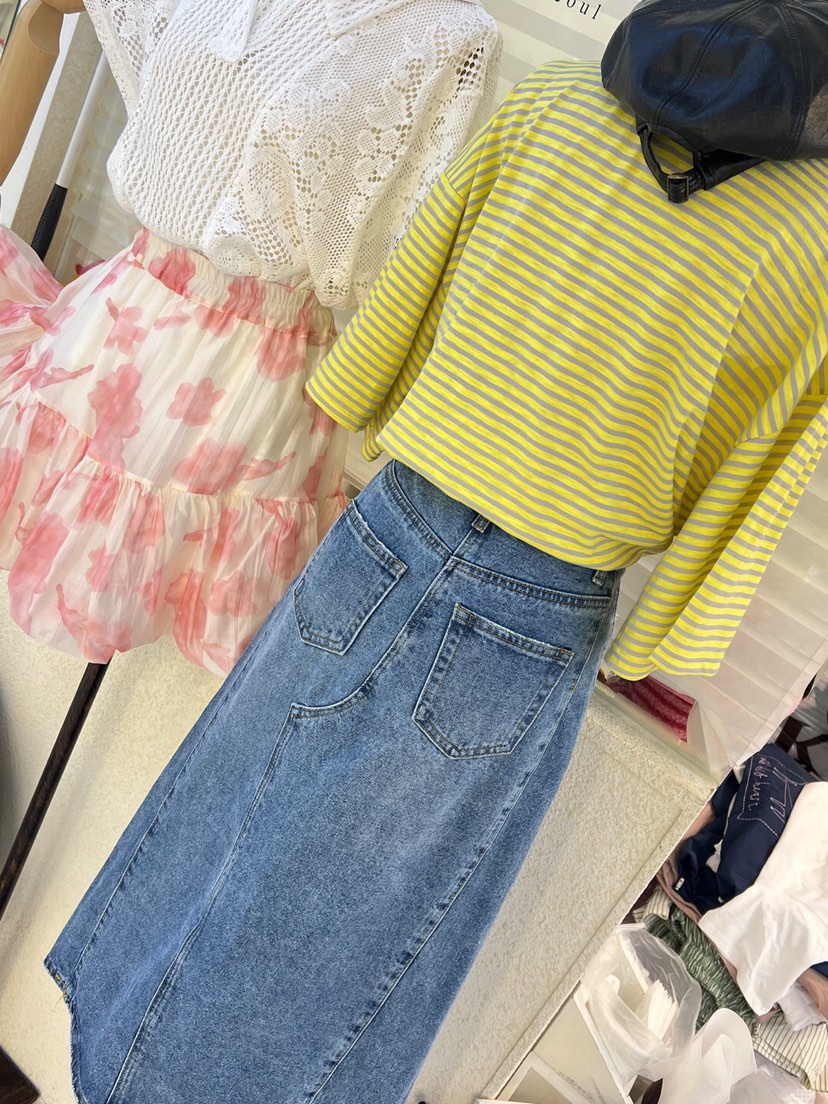 MAISONDEGLORY東大門㊣直郵女裝新款人氣熱賣25春夏半身裙中短裙MAISON DE GLORY半身裙/中短裙