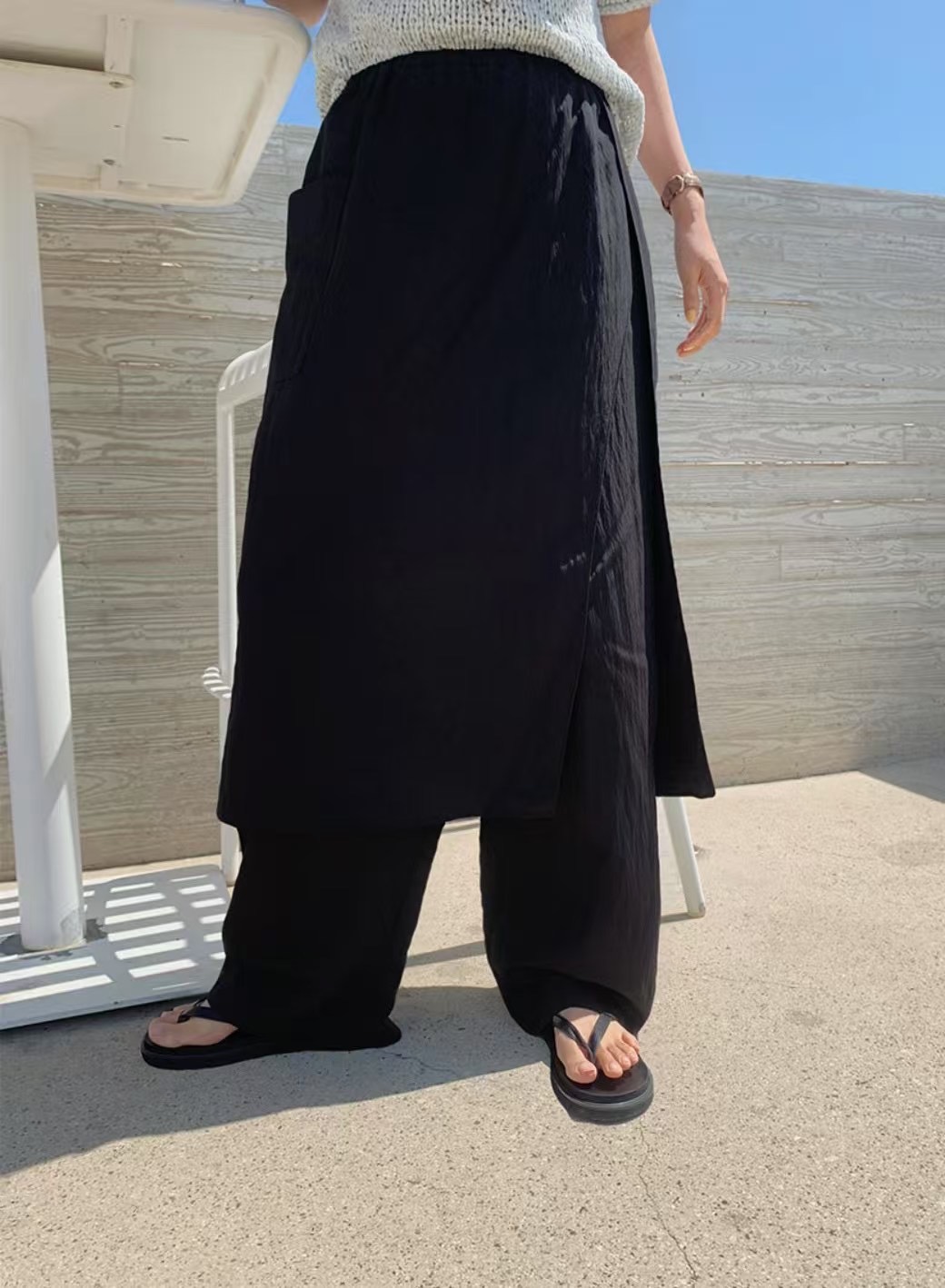 FERVENT東大門㊣代購女裝新款推薦時尚真品25春夏職業休閑裙褲FERVENT裙褲圖色2