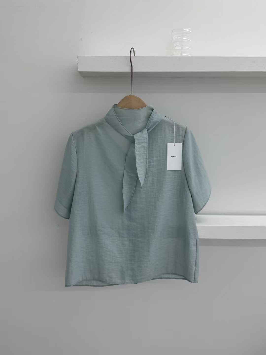 FERVENT東大門㊣實拍女士新品25春夏推薦真品職業襯衫蕾絲衫FERVENT襯衫/蕾絲衫